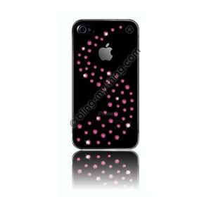 Чехол Bling My Thing Milky Way Case Fuchsia Clear for iPhone 4 (11-00-2-02)